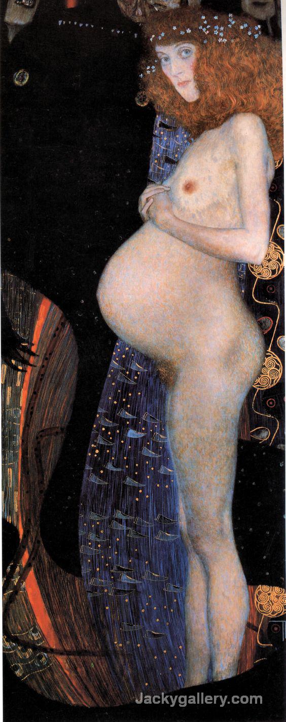 Hope I by Gustav Klimt paintings reproduction
